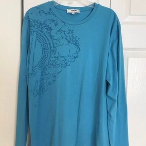 Versace Collection T Shirt Blue Large USED